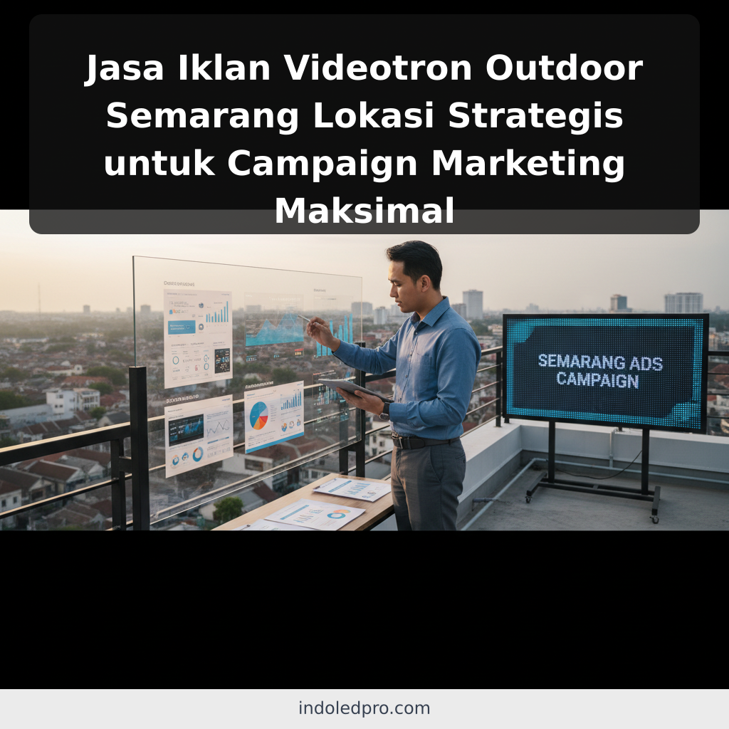 Jasa Iklan Videotron Outdoor Semarang Lokasi Strategis untuk Campaign Marketing Maksimal - ilustrasi