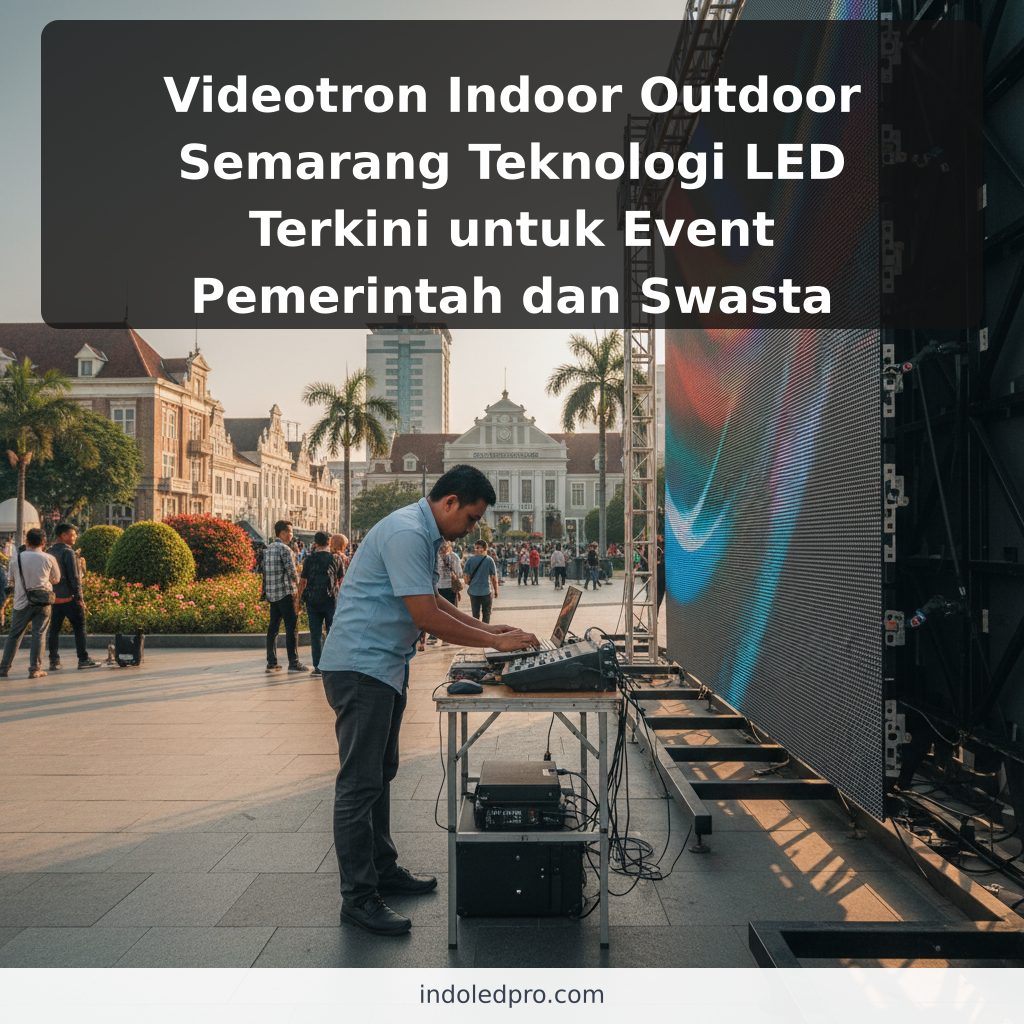 Videotron Indoor Outdoor Semarang Teknologi LED Terkini untuk Event Pemerintah dan Swasta - ilustrasi
