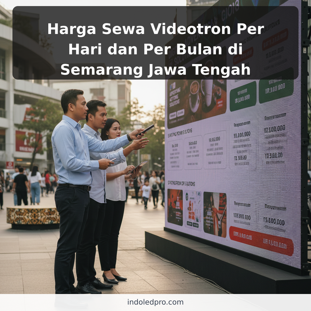 Harga Sewa Videotron Per Hari dan Per Bulan di Semarang Jawa Tengah - ilustrasi