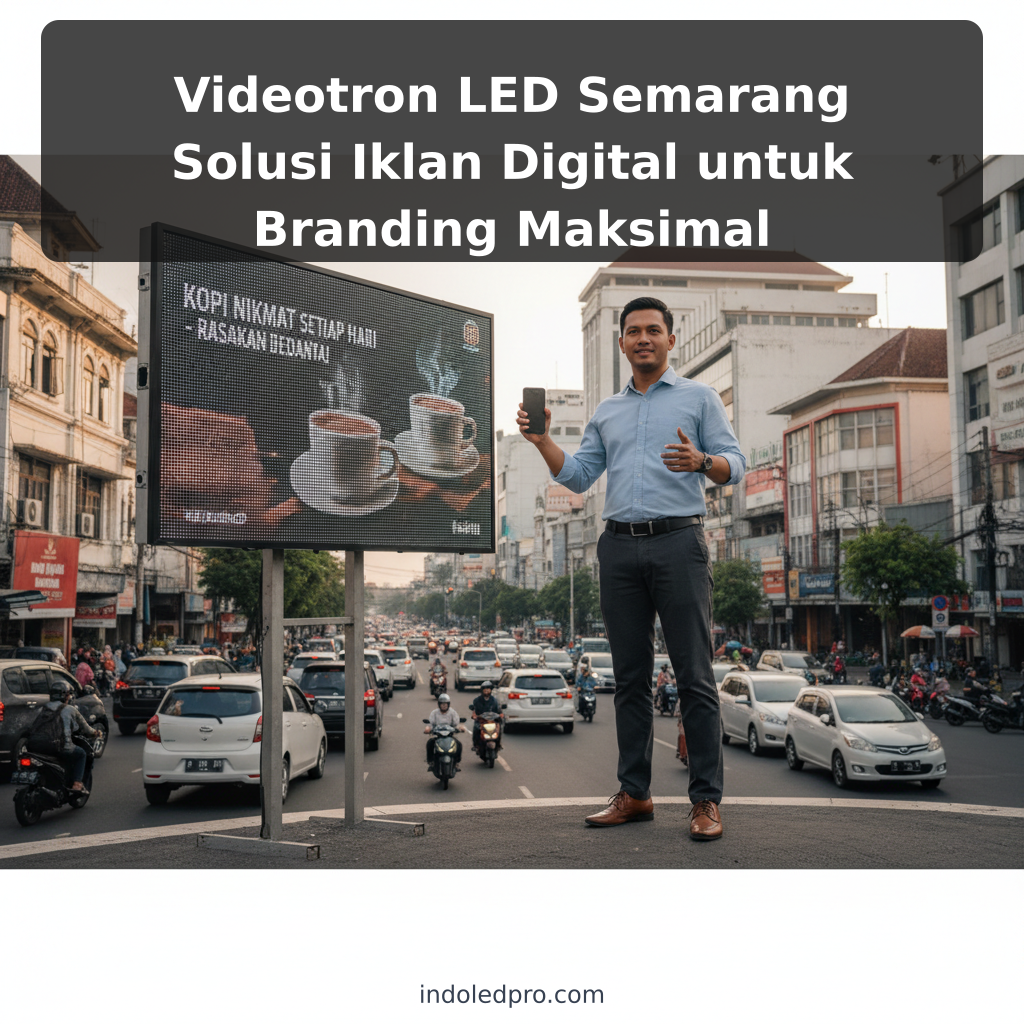 Videotron LED Semarang Solusi Iklan Digital untuk Branding Maksimal - ilustrasi