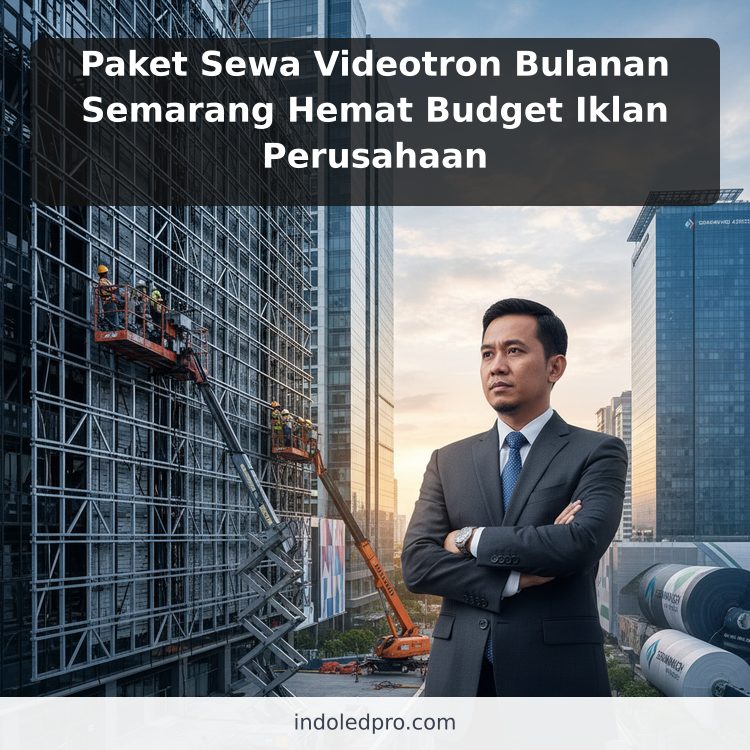 Paket Sewa Videotron Bulanan Semarang Hemat Budget Iklan Perusahaan ilustrasi