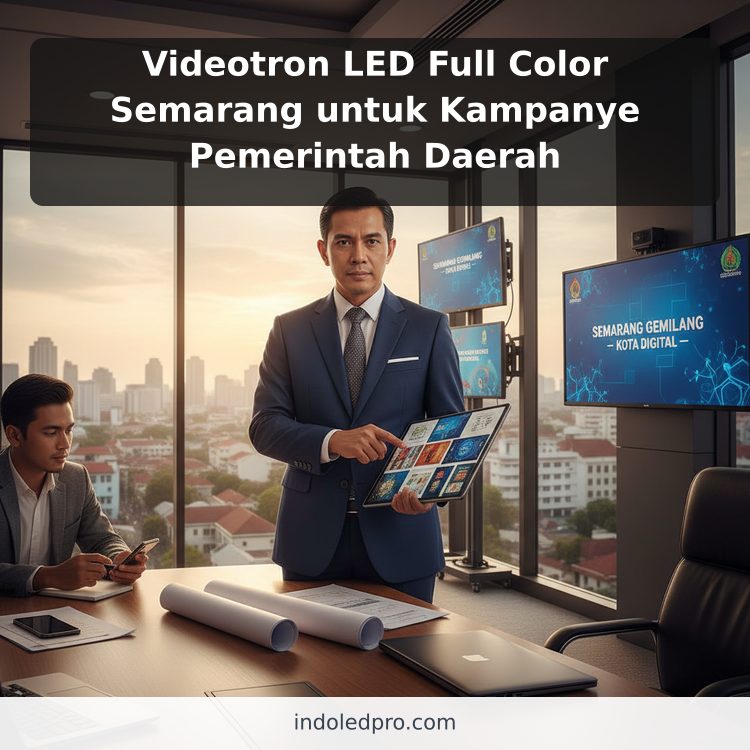 Videotron LED Full Color Semarang untuk Kampanye Pemerintah Daerah ilustrasi