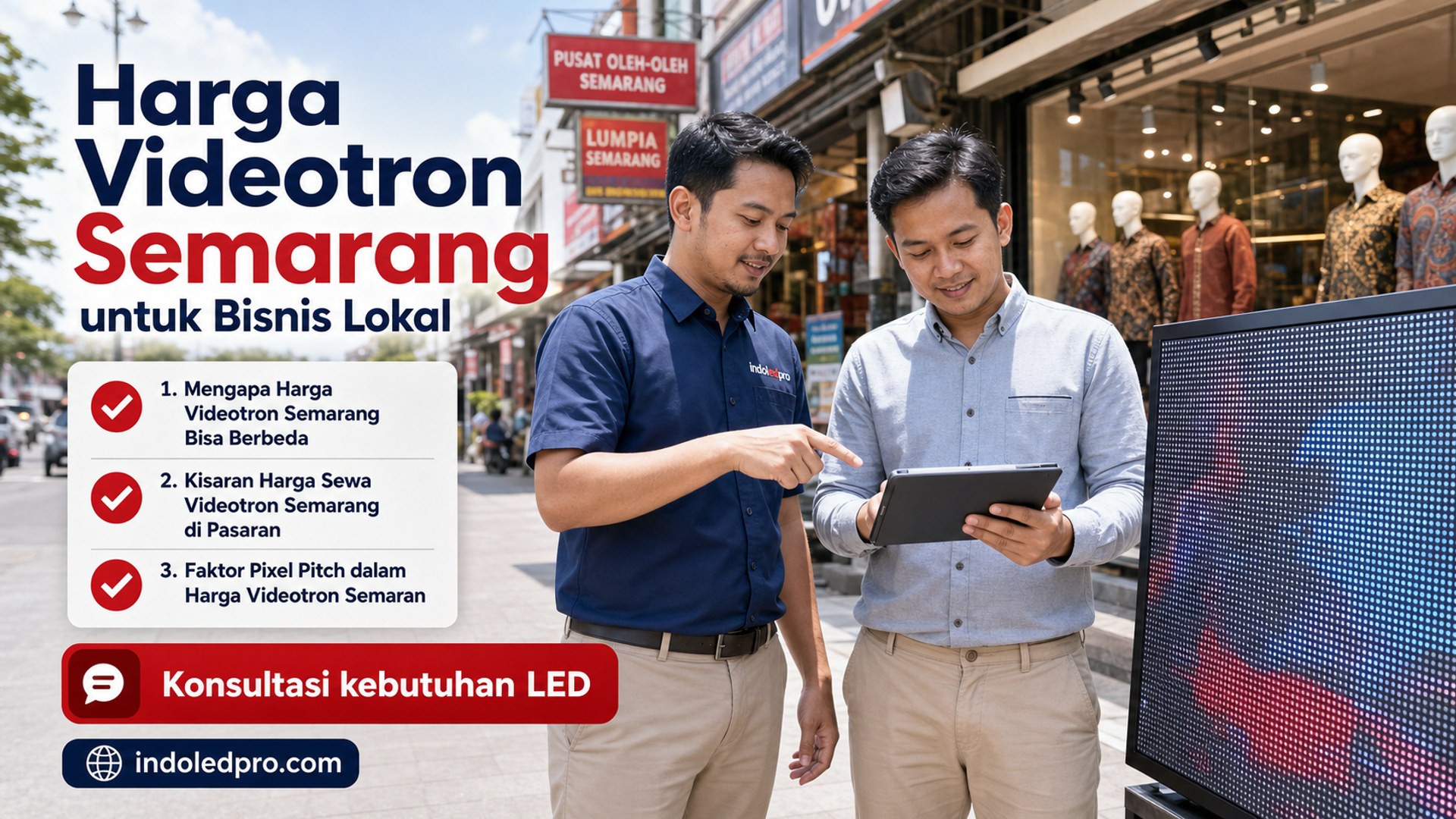 sewa videotron Semarang - Harga Videotron Semarang untuk Bisnis Lokal