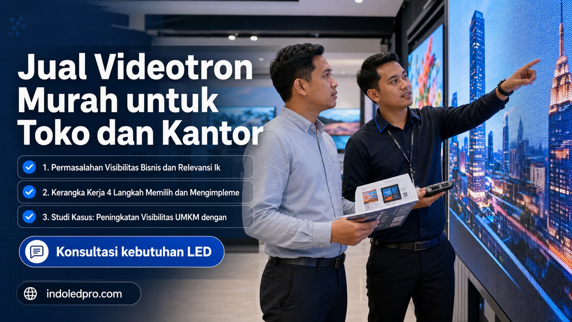 sewa videotron Semarang - Jual Videotron Murah untuk Toko dan Kantor