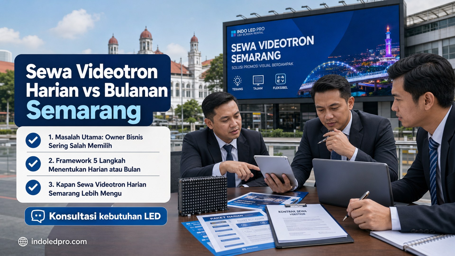 sewa videotron Semarang - Sewa Videotron Harian vs Bulanan Semarang