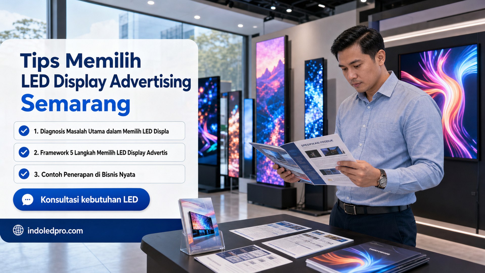 sewa videotron Semarang - Tips Memilih LED Display Advertising Semarang
