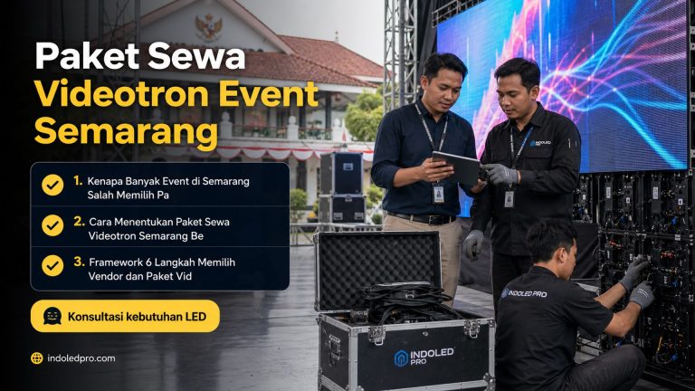 Paket Sewa Videotron Event Semarang