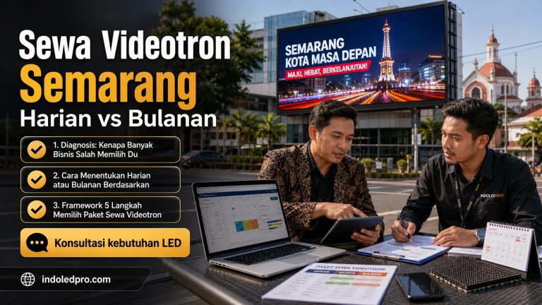 Sewa Videotron Semarang Harian vs Bulanan