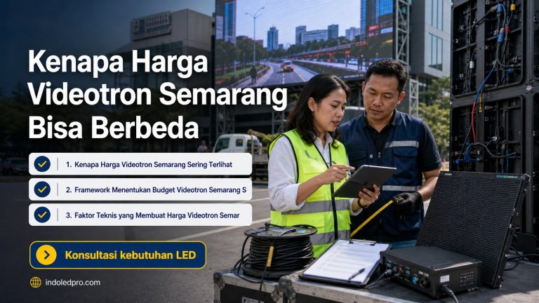 Kenapa Harga Videotron Semarang Bisa Berbeda