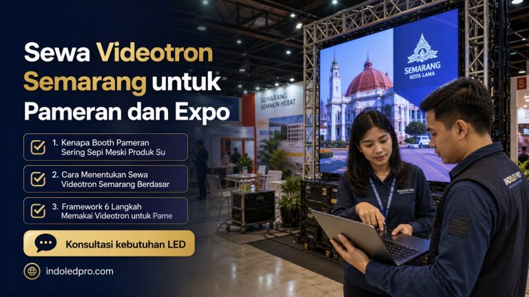 Sewa Videotron Semarang untuk Pameran dan Expo