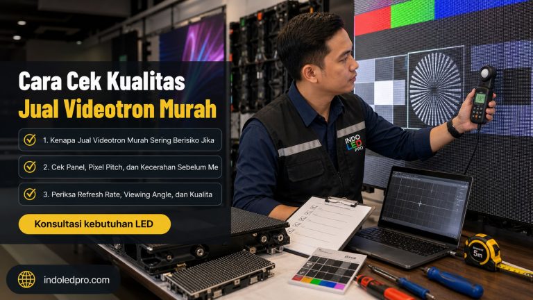 Cara Cek Kualitas Jual Videotron Murah