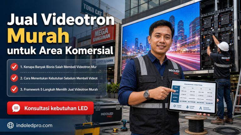 Jual Videotron Murah untuk Area Komersial