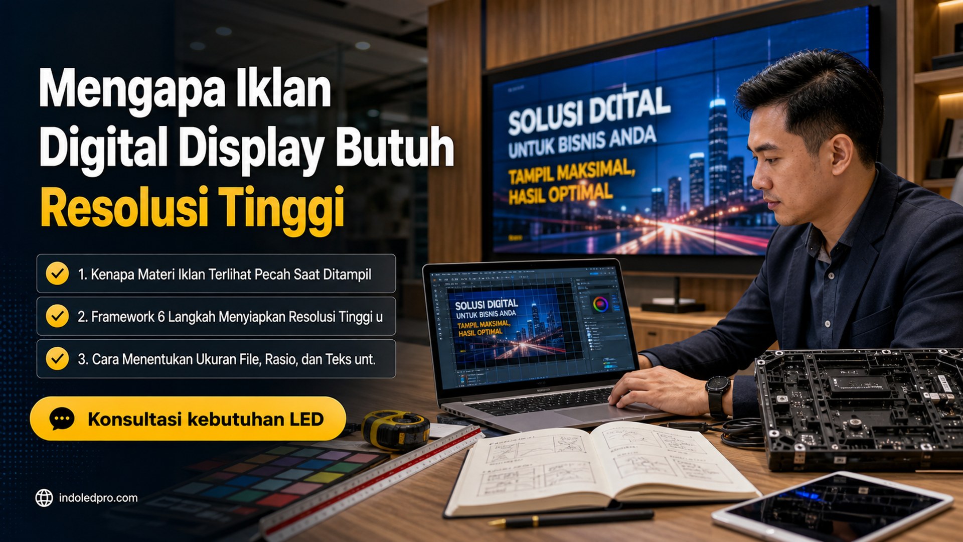 sewa videotron Semarang - Mengapa Iklan Digital Display Butuh Resolusi Tinggi