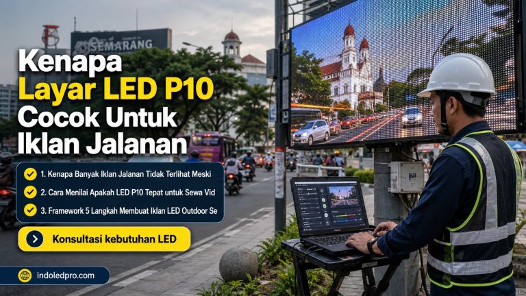 Kenapa Layar LED P10 Cocok Untuk Iklan Jalanan