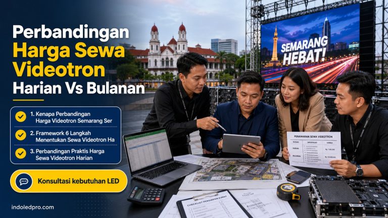 Perbandingan Harga Sewa Videotron Harian Vs Bulanan