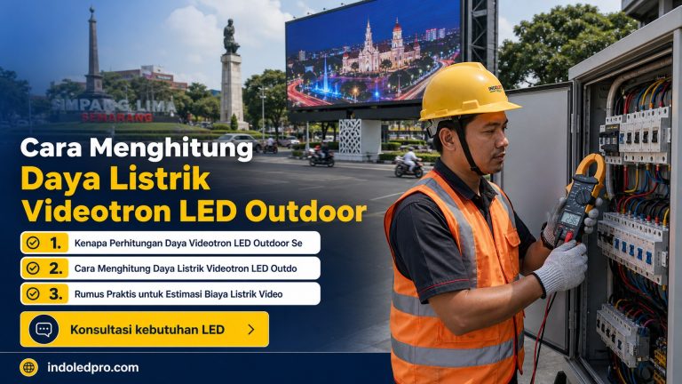 Cara Menghitung Daya Listrik Videotron LED Outdoor