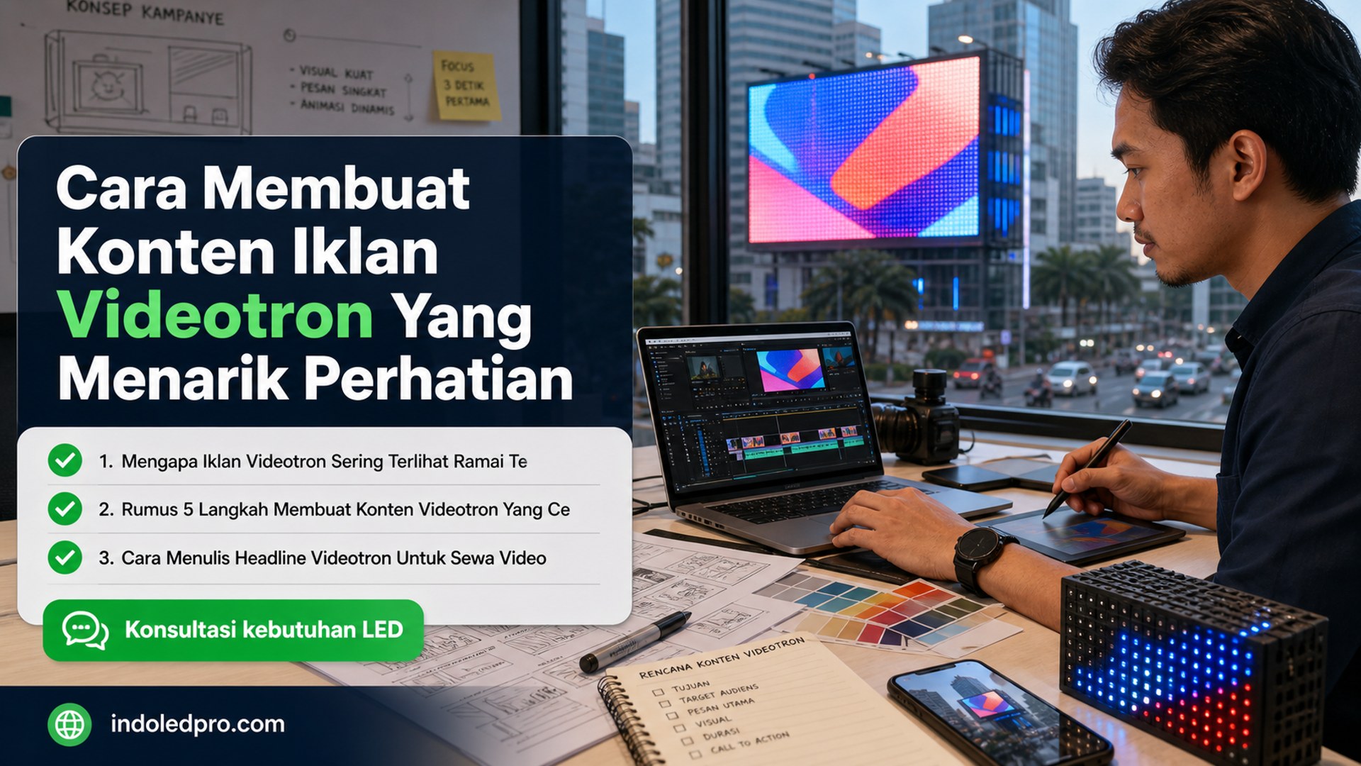 sewa videotron Semarang - Cara Membuat Konten Iklan Videotron Yang Menarik Perhatian