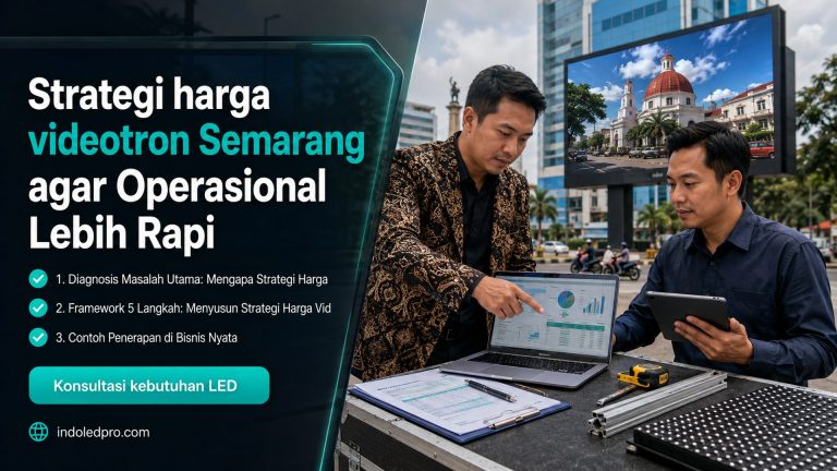 Strategi harga videotron Semarang agar Operasional Lebih Rapi