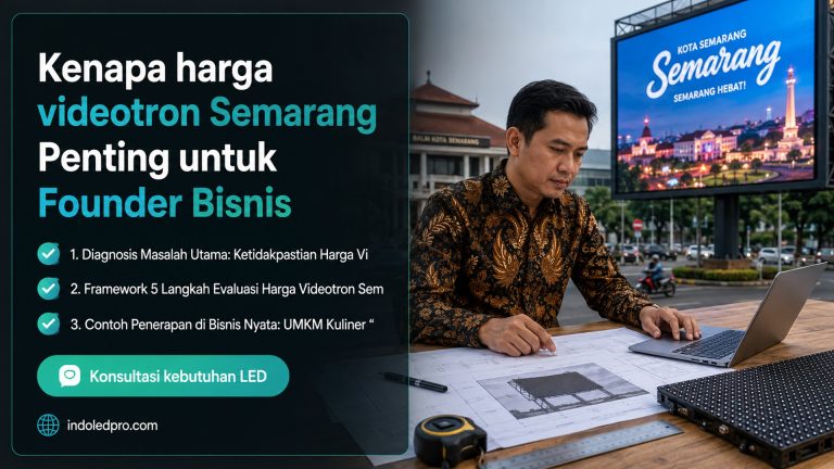 Kenapa harga videotron Semarang Penting untuk Founder Bisnis