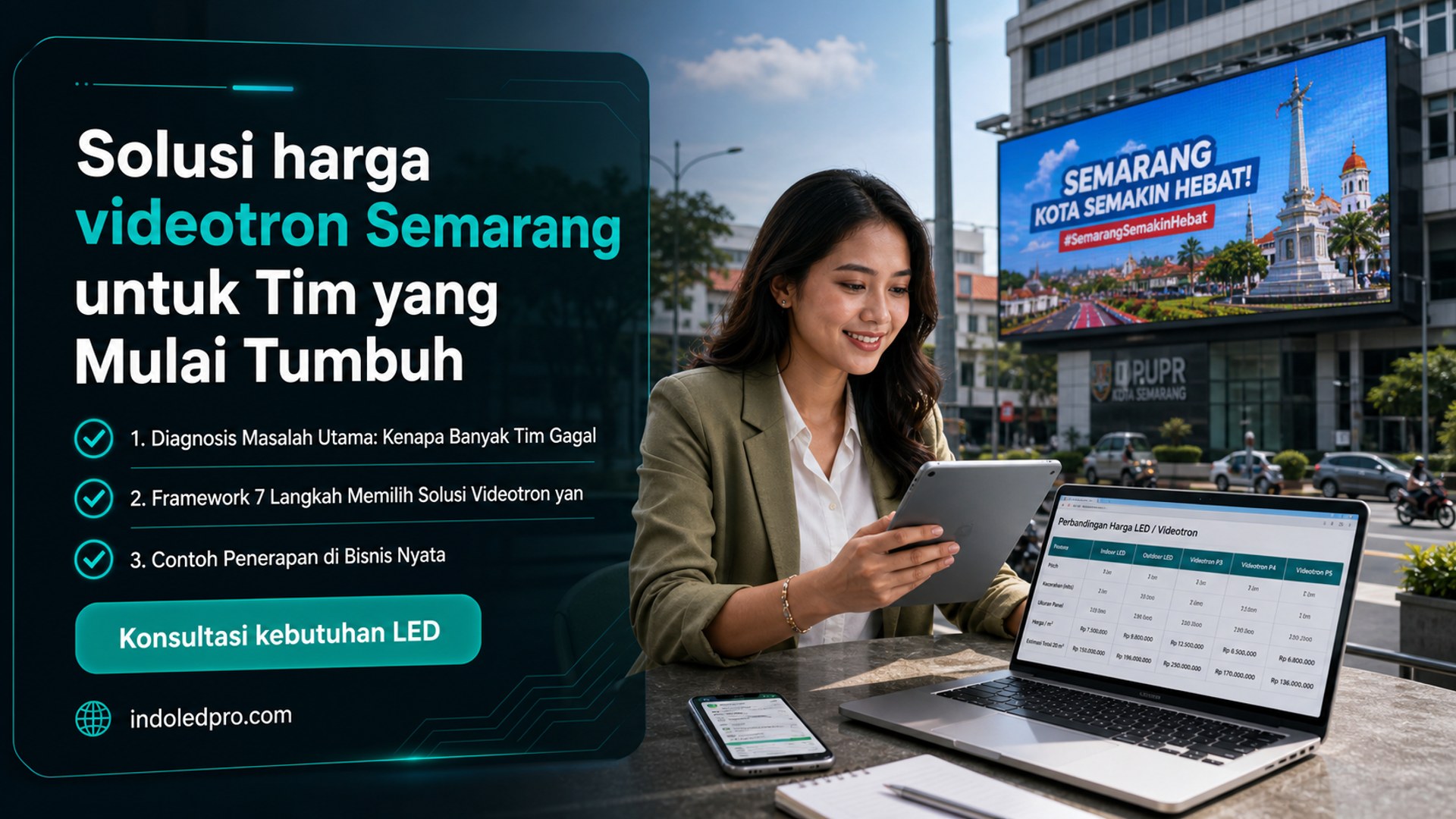 sewa videotron Semarang - Solusi harga videotron Semarang untuk Tim yang Mulai Tumbuh