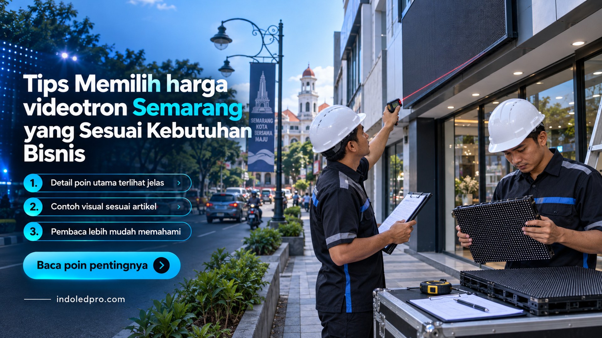 Ilustrasi sewa videotron Semarang - Tips Memilih harga videotron Semarang yang Sesuai Kebutuhan Bisnis