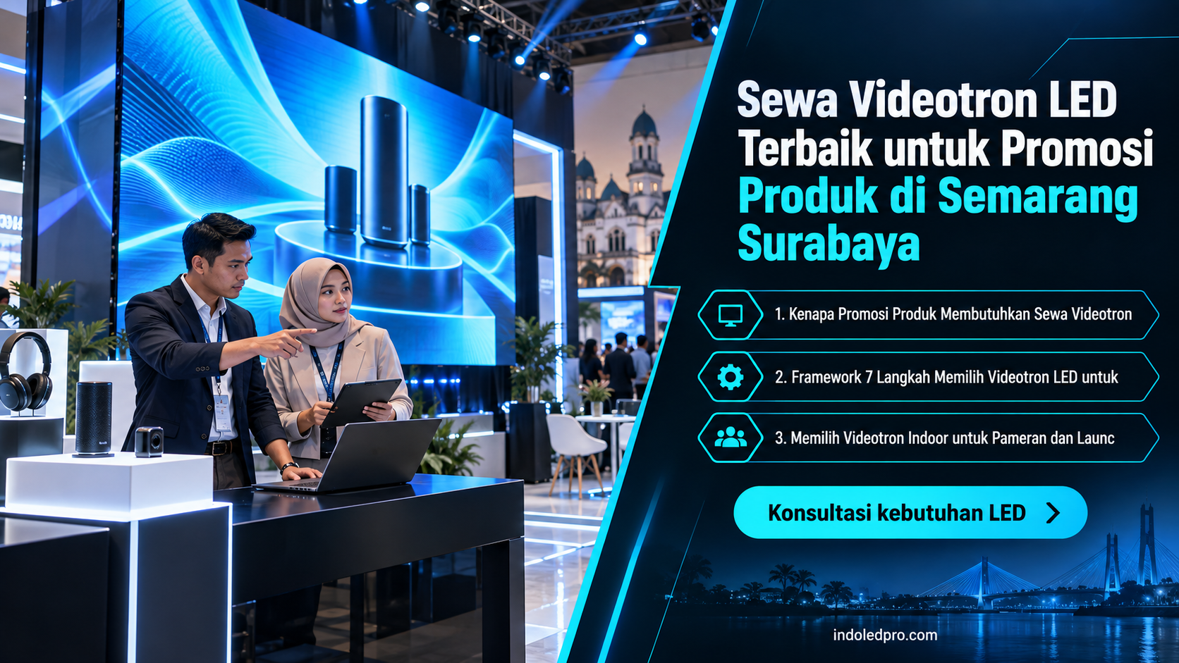 sewa videotron Semarang - Sewa Videotron LED Terbaik untuk Promosi Produk di Semarang Surabaya