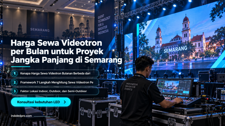 Harga Sewa Videotron per Bulan untuk Proyek Jangka Panjang di Semarang