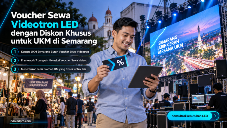 Voucher Sewa Videotron LED dengan Diskon Khusus untuk UKM di Semarang