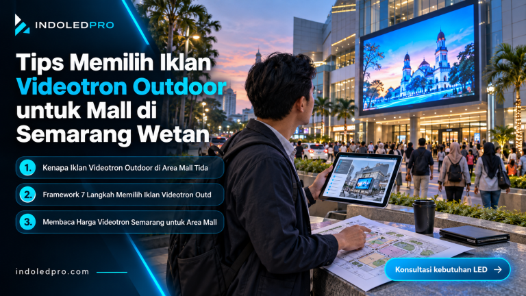 Tips Memilih Iklan Videotron Outdoor untuk Mall di Semarang Wetan