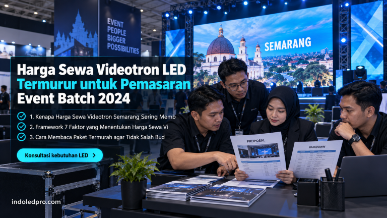 Harga Sewa Videotron LED Termurur untuk Pemasaran Event Batch 2024