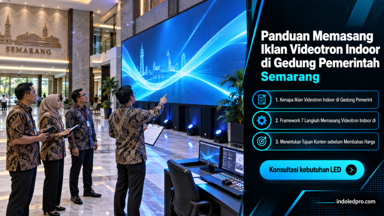 Panduan Memasang Iklan Videotron Indoor di Gedung Pemerintah Semarang
