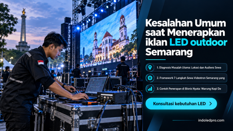 Kesalahan Umum saat Menerapkan iklan LED outdoor Semarang