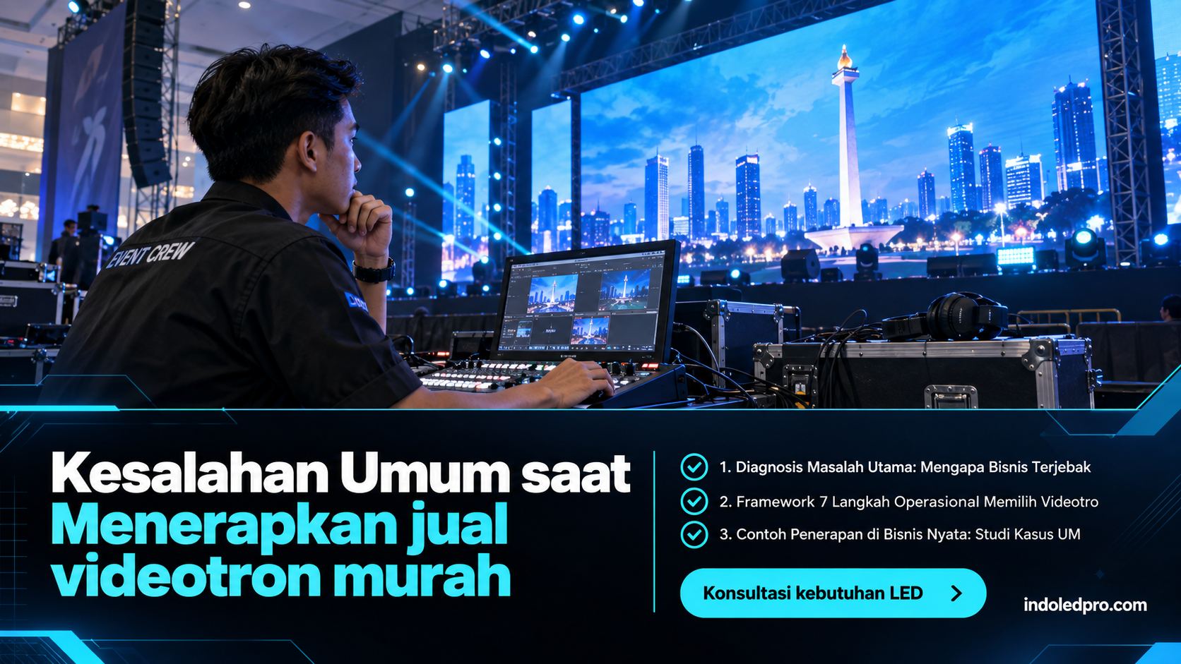 sewa videotron Semarang - Kesalahan Umum saat Menerapkan jual videotron murah