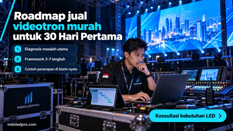 Roadmap jual videotron murah untuk 30 Hari Pertama