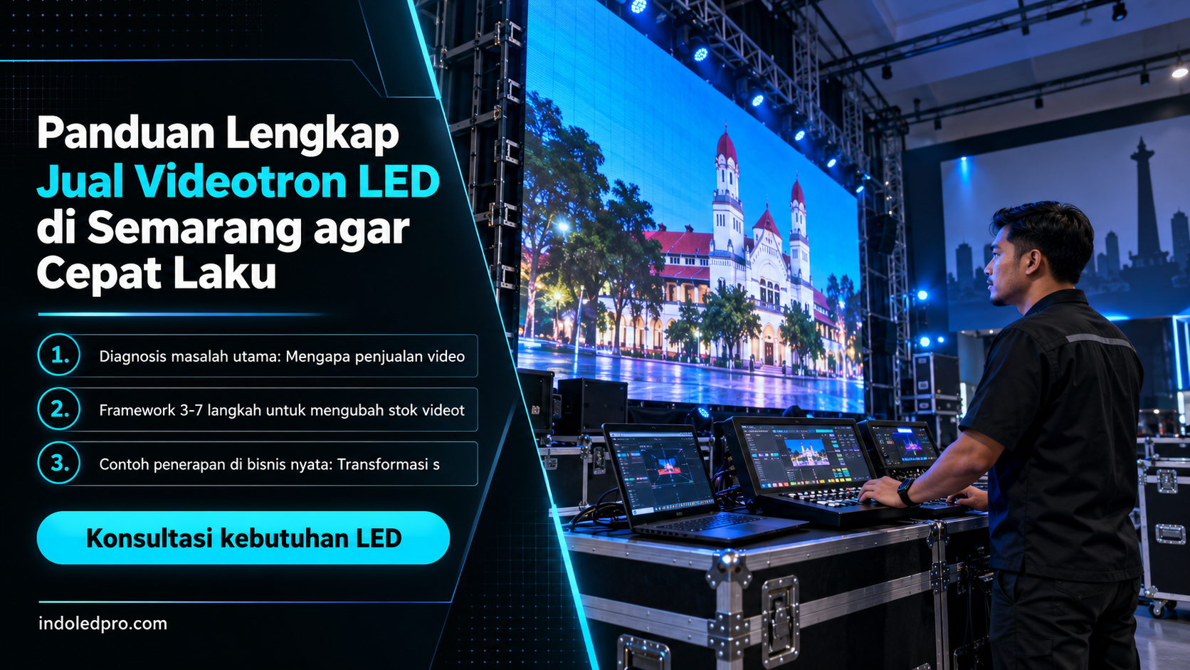 sewa videotron Semarang - Panduan Lengkap Jual Videotron LED di Semarang agar Cepat Laku