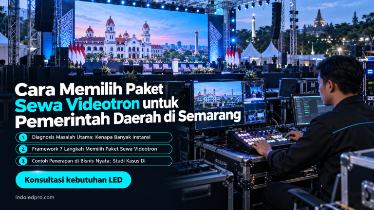 Cara Memilih Paket Sewa Videotron untuk Pemerintah Daerah di Semarang