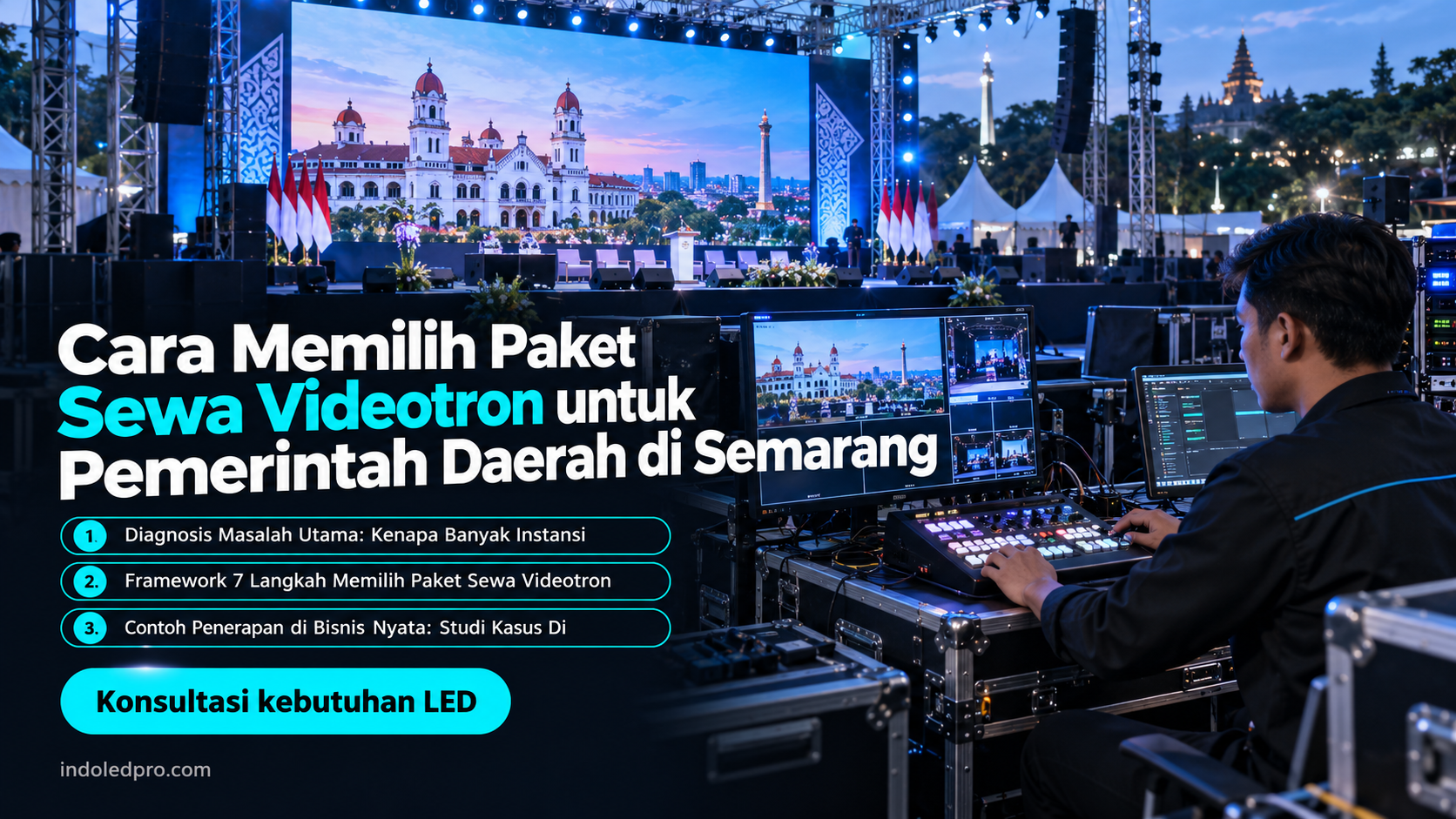 sewa videotron Semarang - Cara Memilih Paket Sewa Videotron untuk Pemerintah Daerah di Semarang