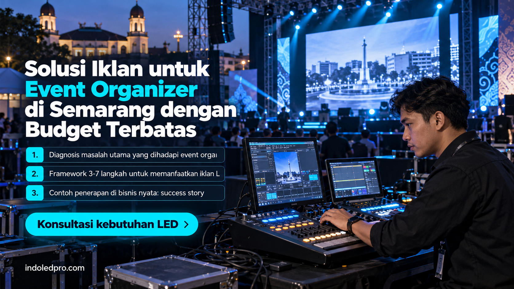 sewa videotron Semarang - Solusi Iklan untuk Event Organizer di Semarang dengan Budget Terbatas